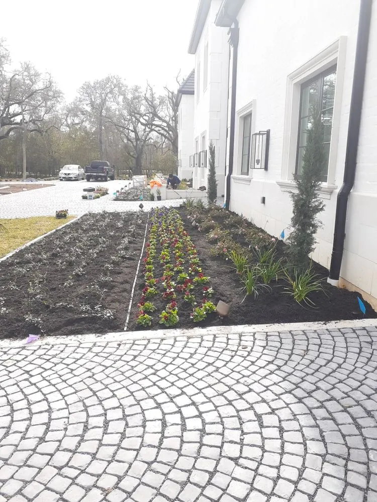 Top-rated landscape design with custom design in Houston, TX by AA Landscaping