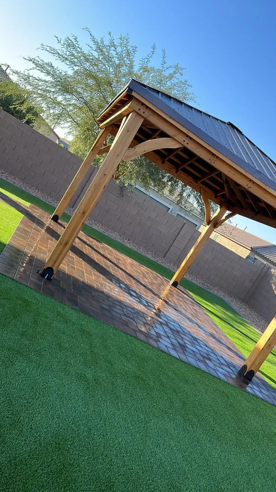 Affordable yard maintenance with custom design in Tucson, AZ by A&A Landscaping