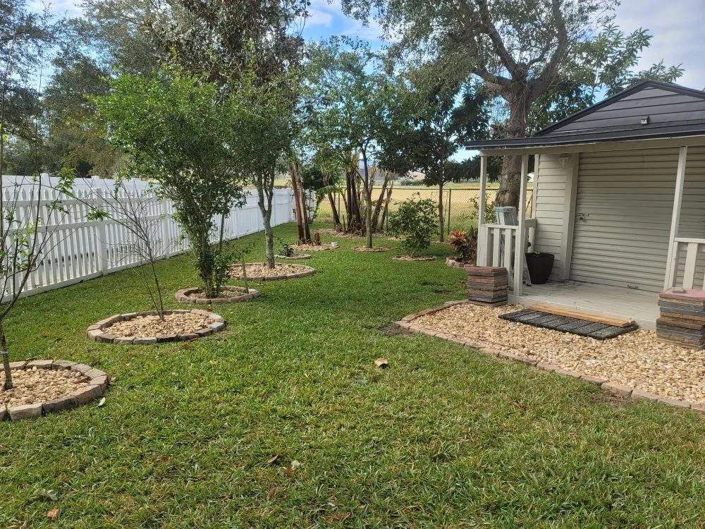 Custom outdoor landscaping in Groveland, FL by A&A Lawn and Landscaping LLC