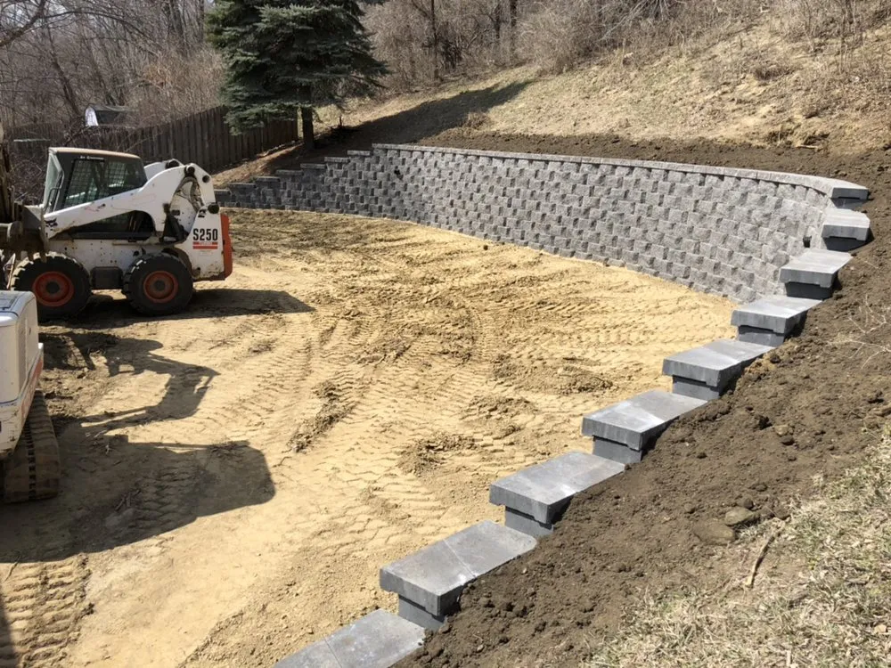 Custom landscape installation in Treynor, IA by A&A Lawn and Landscaping