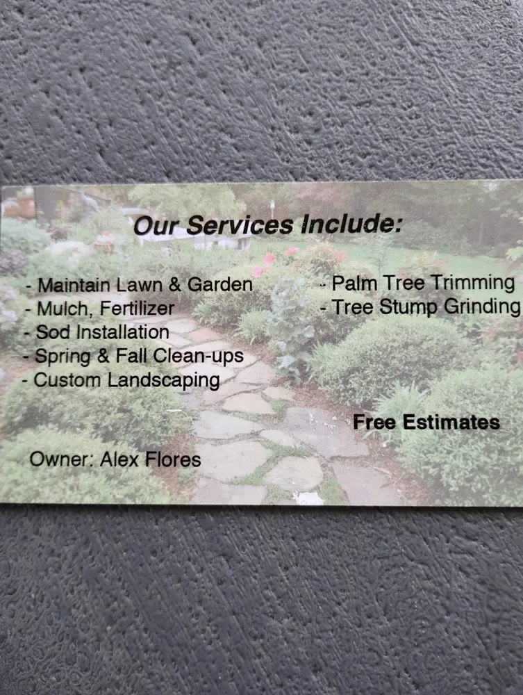 Custom yard cleanup service in Galveston, TX by A&A lawn service