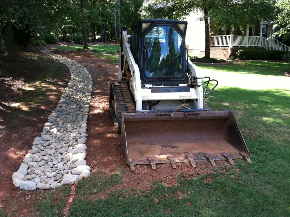 Professional yard maintenance in Spartanburg, SC by AAA Bobcat & Landscaping Services