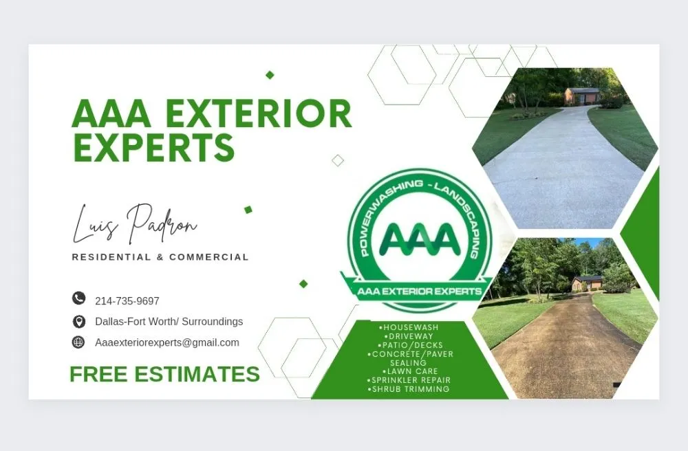 Reliable landscape installation experts serving Dallas, TX - AAA Exterior Experts