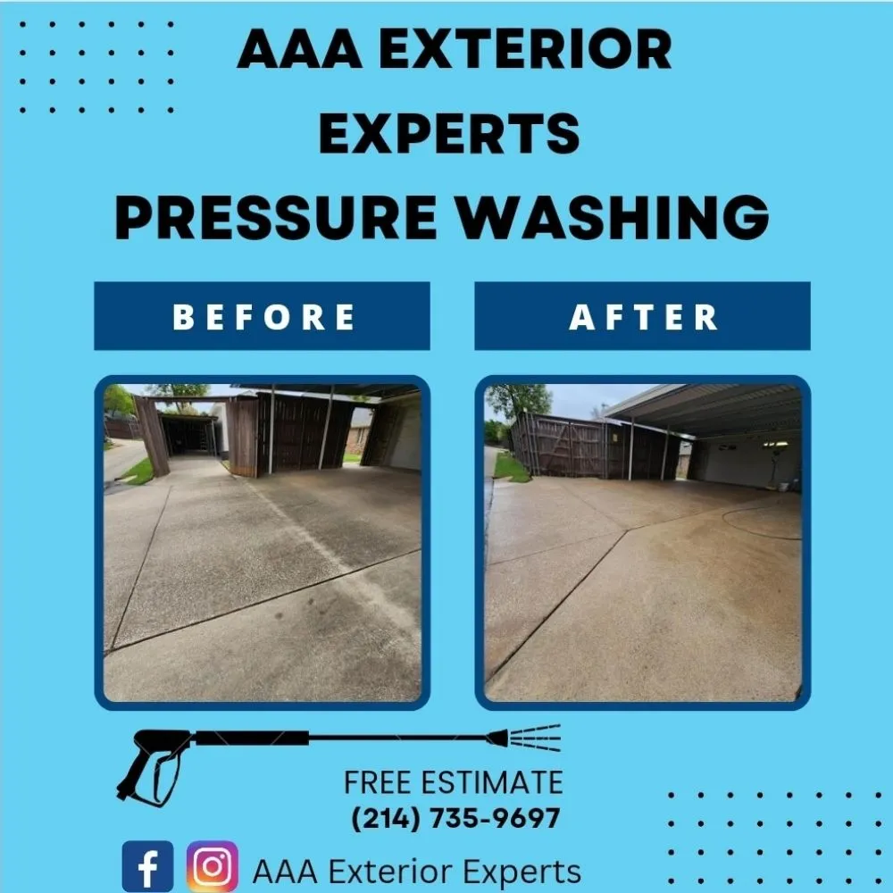 Expert yard cleanup service in Dallas, TX by AAA Exterior Experts