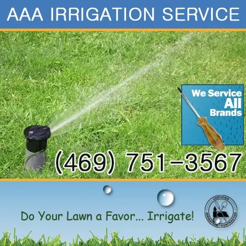 Expert landscape design for year-round maintenance in Allen, TX by AAA Irrigation Service
