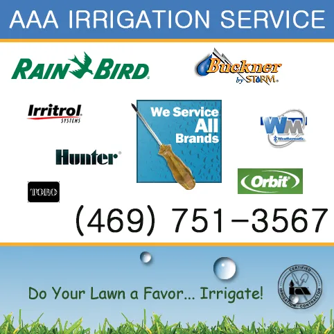 Expert outdoor landscaping near you in Allen, TX by AAA Irrigation Service