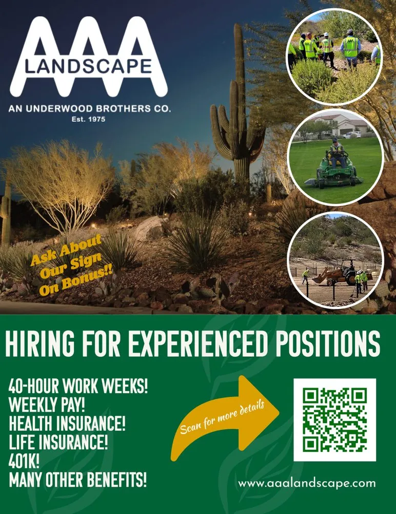 Expert garden landscaping for year-round maintenance in Tucson, AZ by AAA Landscape