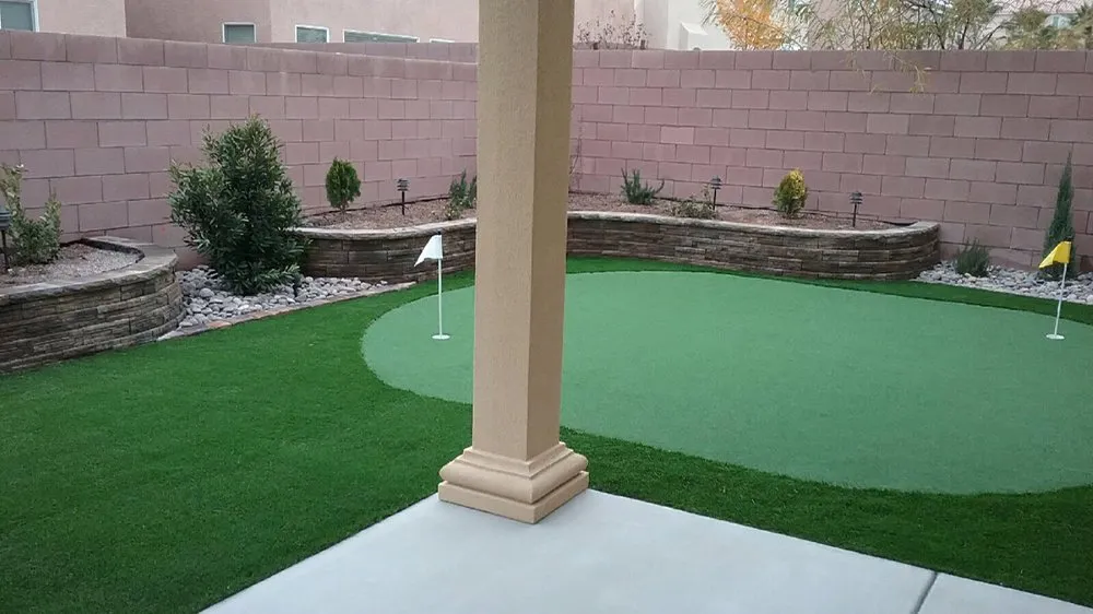 Professional lawn care service with custom design in Henderson, NV by AAA Landscaping