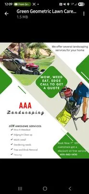 AAA Landscaping Logo