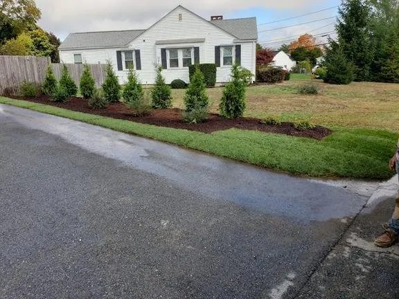 Professional landscape installation for homes in Johnston, RI by Aaa Professional Lawn Care