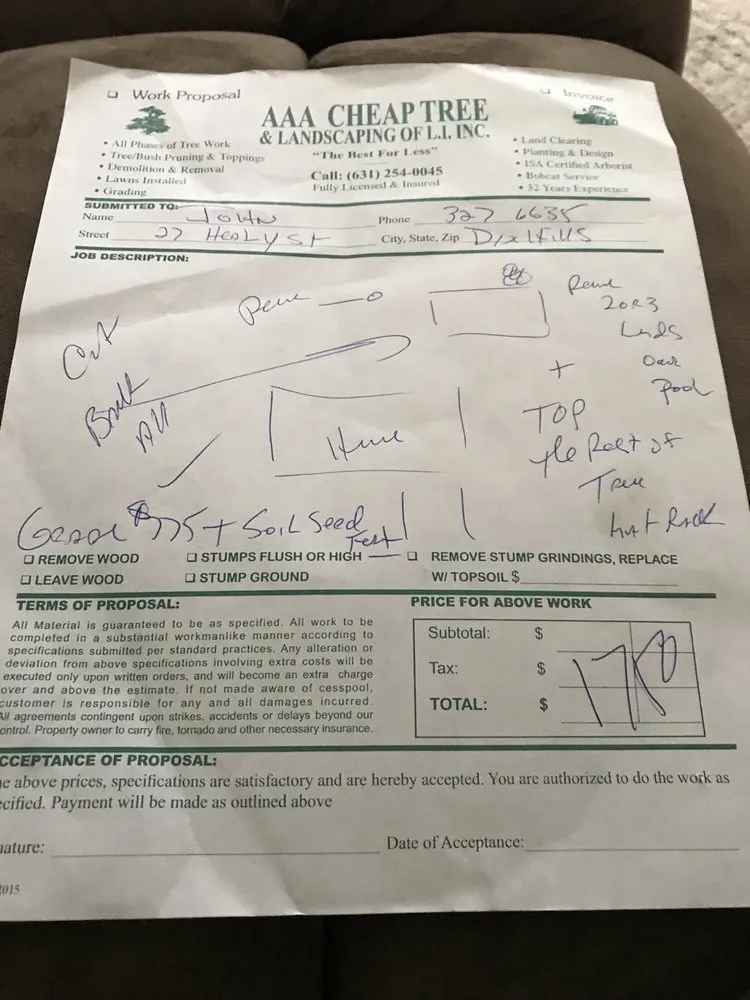 Local landscape installation for beautiful yards across Deer Park, NY - AAA Tree & Landscaping of Long Island