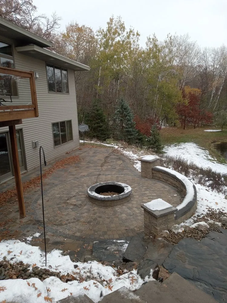 Professional residential landscaping in Andover, MN by Aaker Landscaping