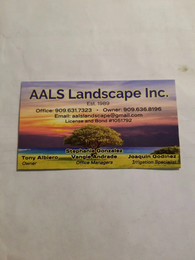 Reliable landscape installation experts serving Chino, CA - AALS Landscape