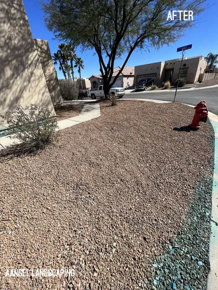 Trusted yard cleanup service for beautiful yards across Oro Valley, AZ - Aangel’s Landscaping