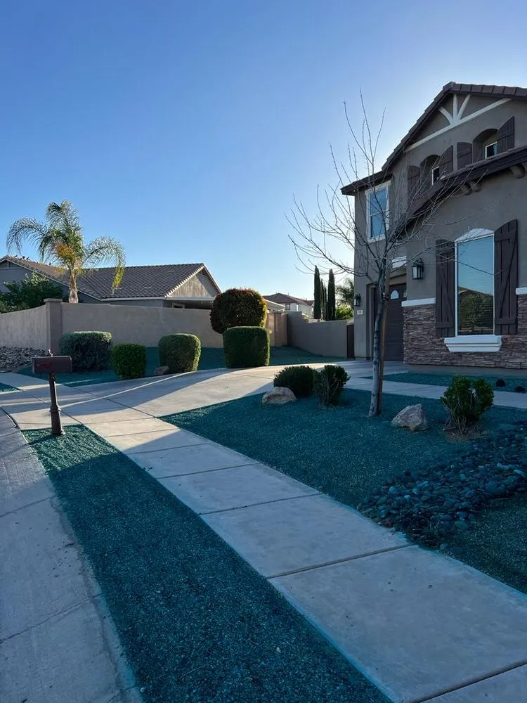 Local landscape installation in Oro Valley, AZ by Aangel’s Landscaping