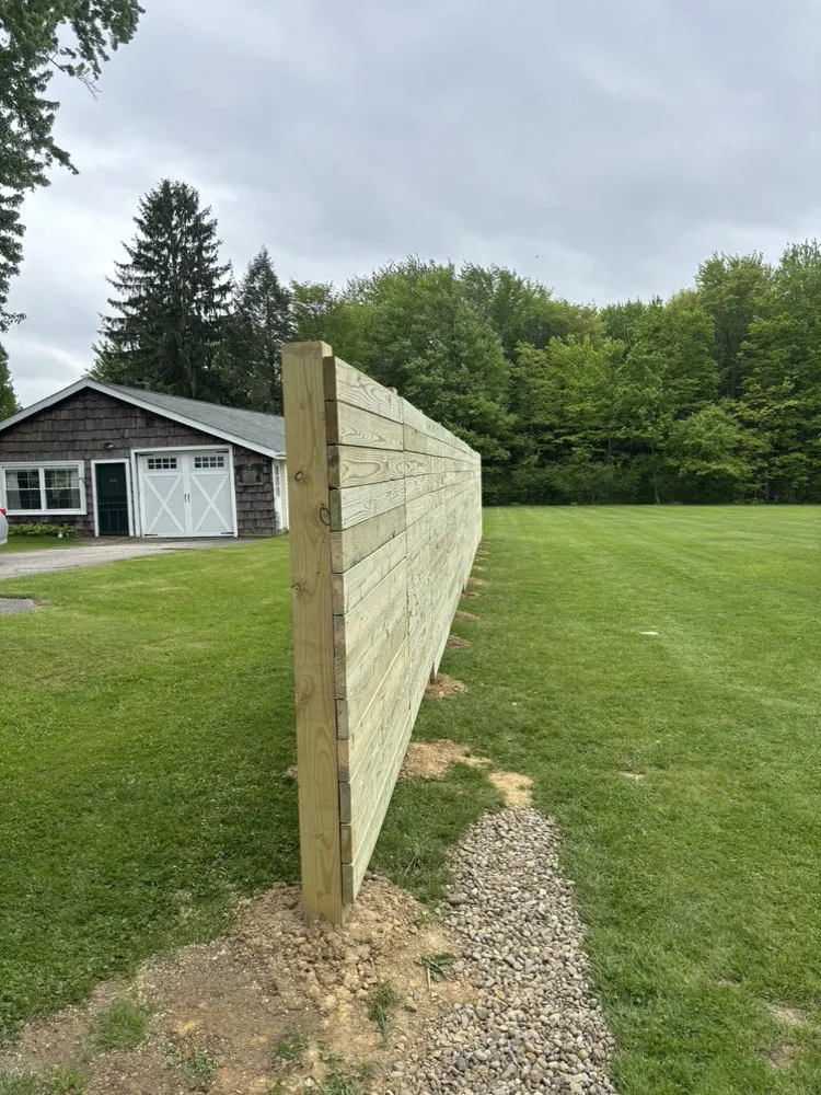 Custom yard cleanup service in Youngstown, OH by AAR Fencing