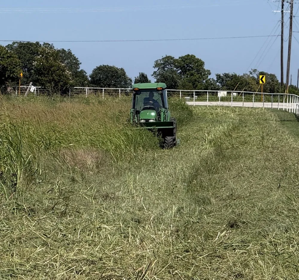 Professional lawn mowing service in Celina, TX by AARCO Partners Tractor Services