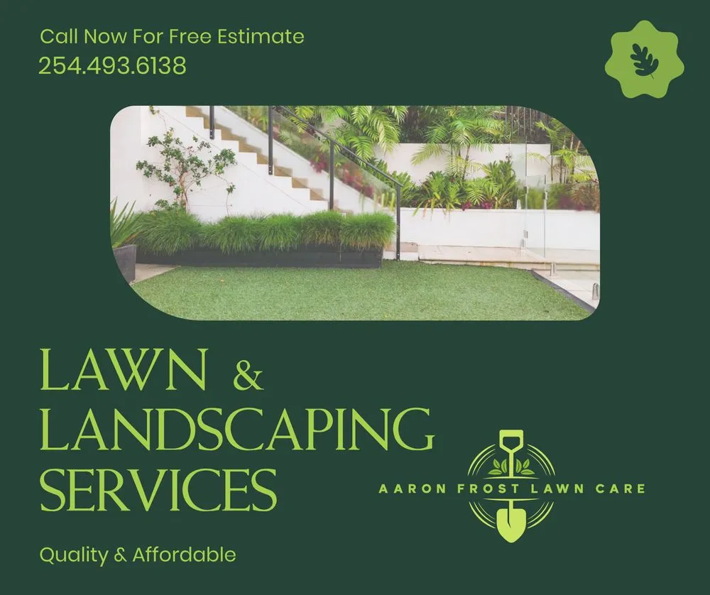 Top-rated garden landscaping experts serving Temple, TX - Aaron Frost Lawn Care