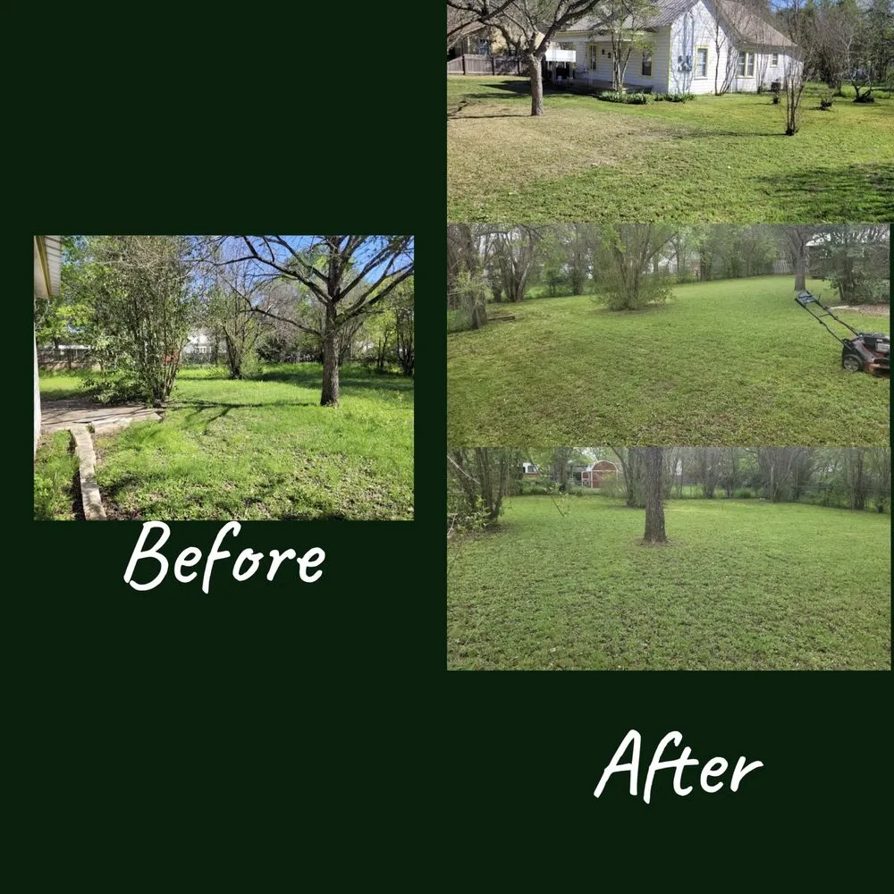 Custom landscape installation for beautiful yards in Temple, TX by Aaron Frost Lawn Care