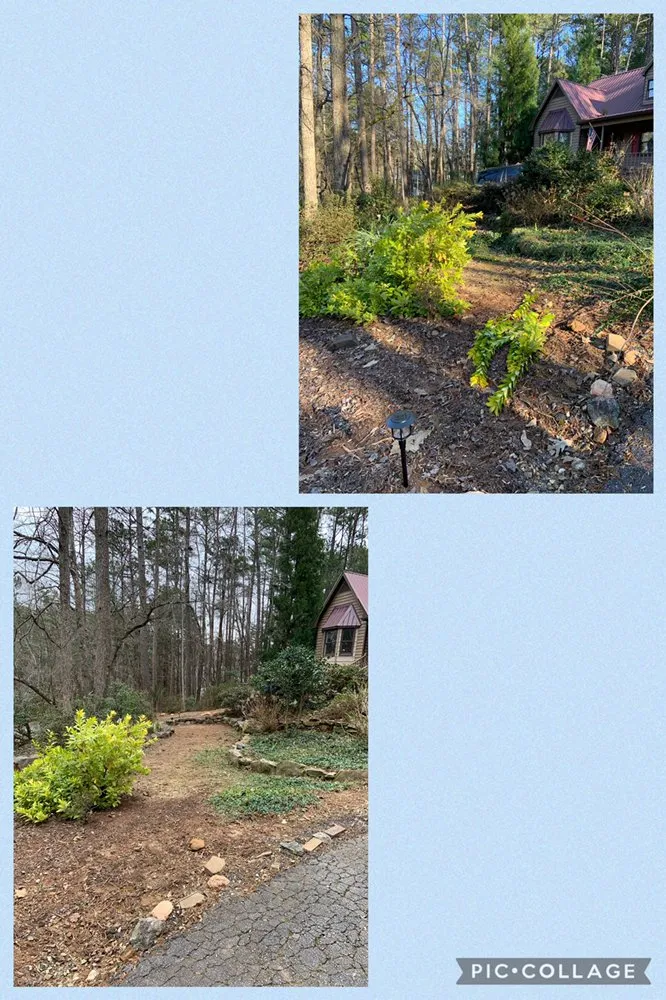 Local landscape installation in Seneca, SC by Aaron Handyman