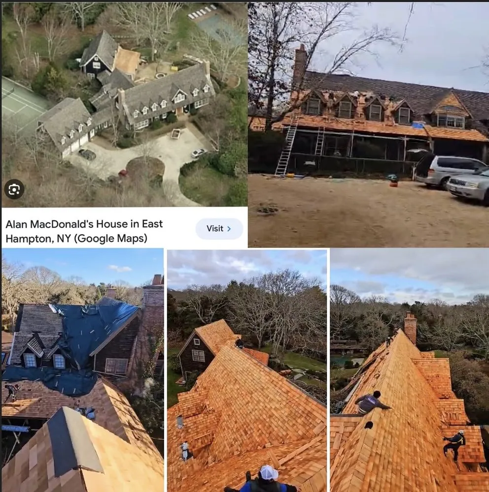 Professional landscape design for homes in Shirley, NY by Aaron K Corp