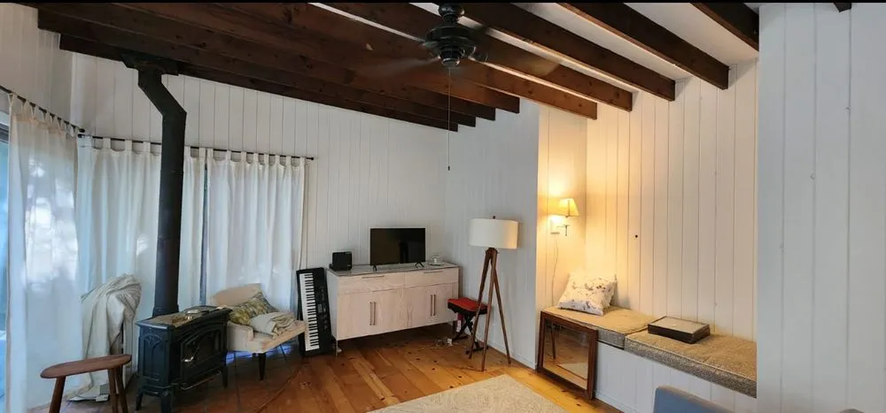 Professional outdoor landscaping for residential properties in Shirley, NY by Aaron K Corp