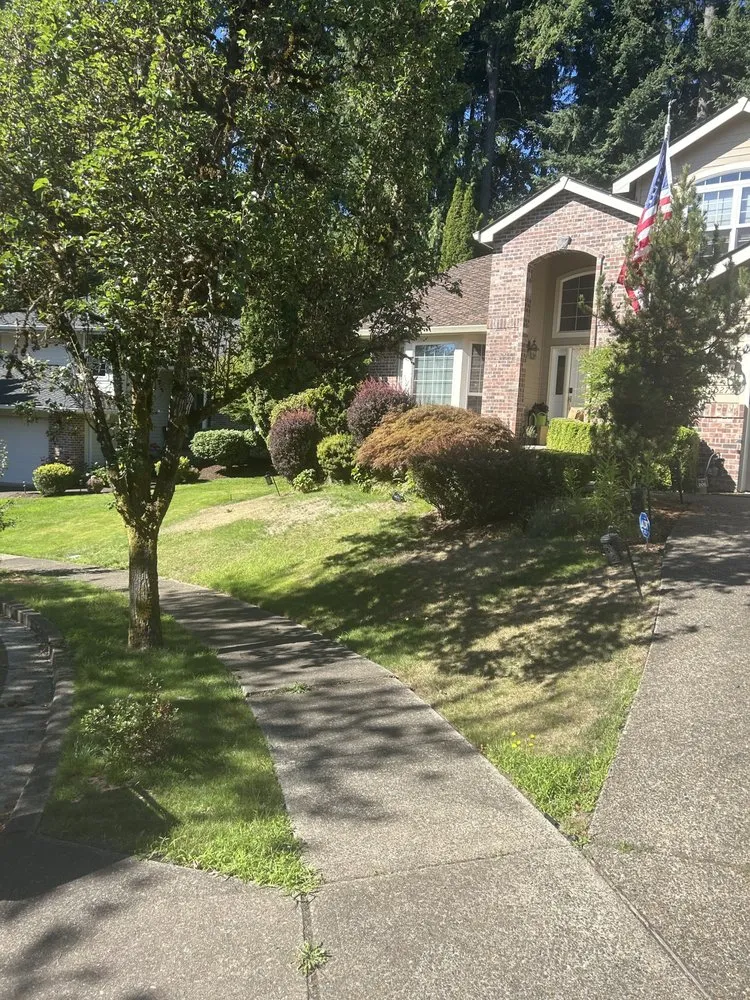 Custom landscape installation for beautiful yards across Aloha, OR - Aaron’s Green Lawn Care Service