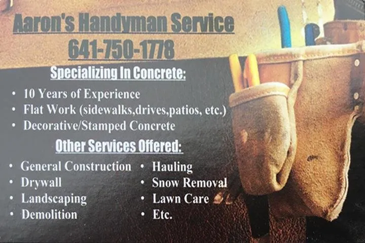 Expert outdoor landscaping for homes in Marshalltown, IA by Aaron's Handyman Service