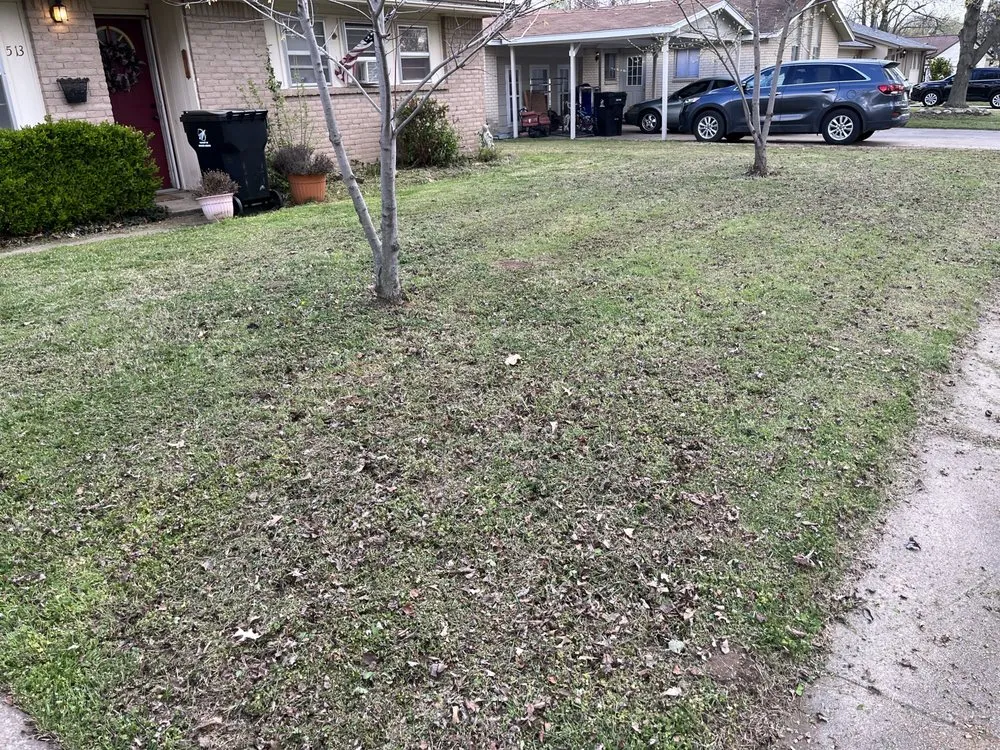 Custom residential landscaping in Collinsville, OK by Aarons Landscaping