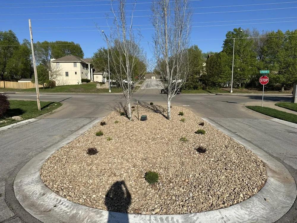 Expert landscape installation in Peculiar, MO by Aaron’s Lawn Care and Landscape