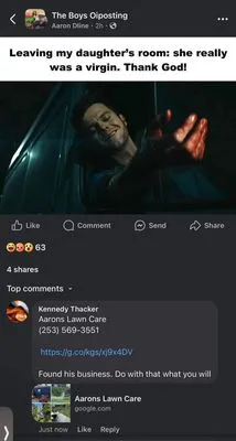 Aarons Lawn Care Logo