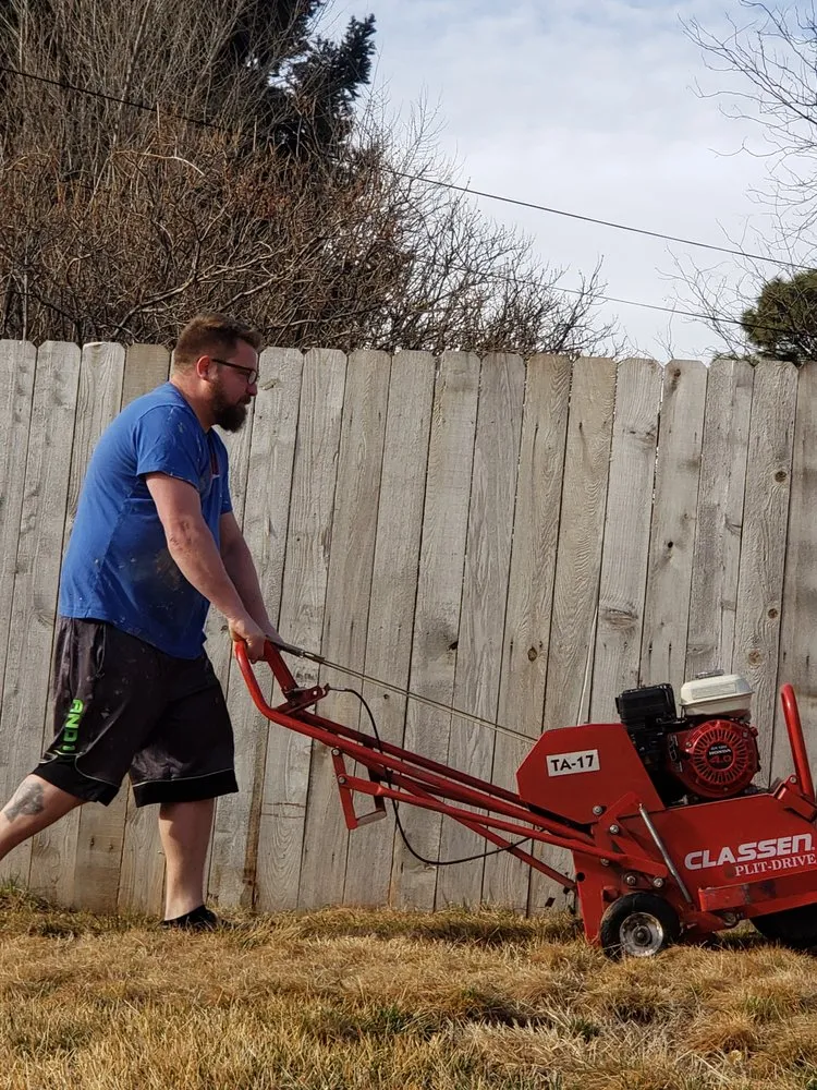 Professional yard cleanup service for year-round maintenance in Greeley, CO by Aarons Lawn Service