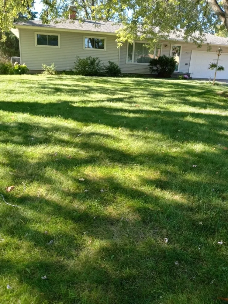 Affordable landscape design in Muskegon, MI by AARON'S LAWN SERVICE