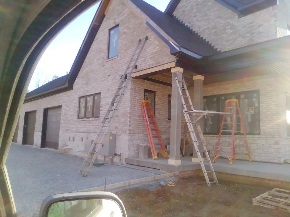 Custom lawn mowing service for outdoor upgrades in New Albany, IN by Aaron's lawn,landscaping and handyman services