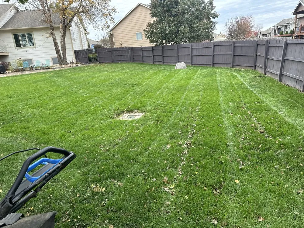 Custom yard cleanup service in Wichita, KS - Aarons Mowing