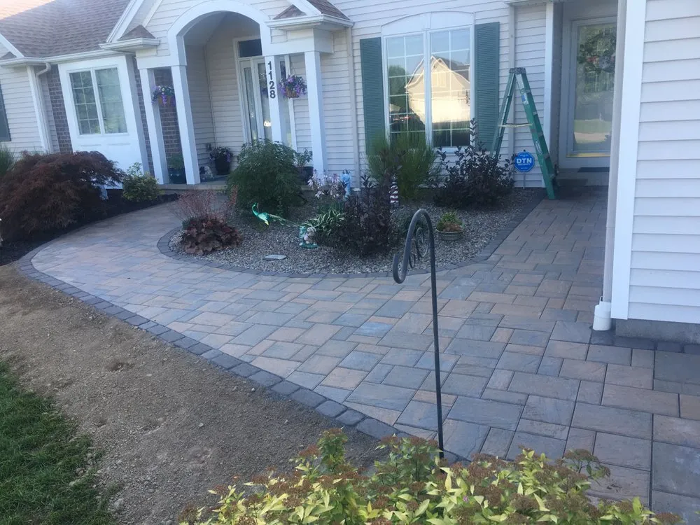 Reliable landscape installation with custom design in Rochester, NY by A&B Landscape Solutions