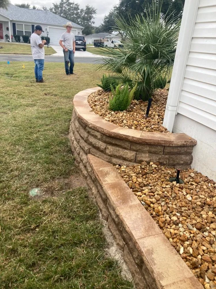 Custom garden landscaping for homes across Leesburg, FL - Ab Landscaping and Tree Service