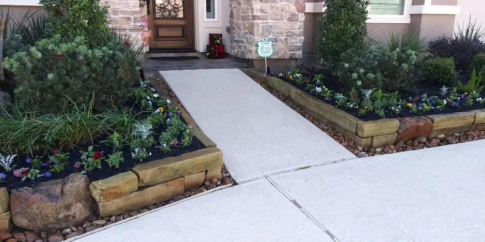 Local outdoor landscaping in Houston, TX by AB Landscaping