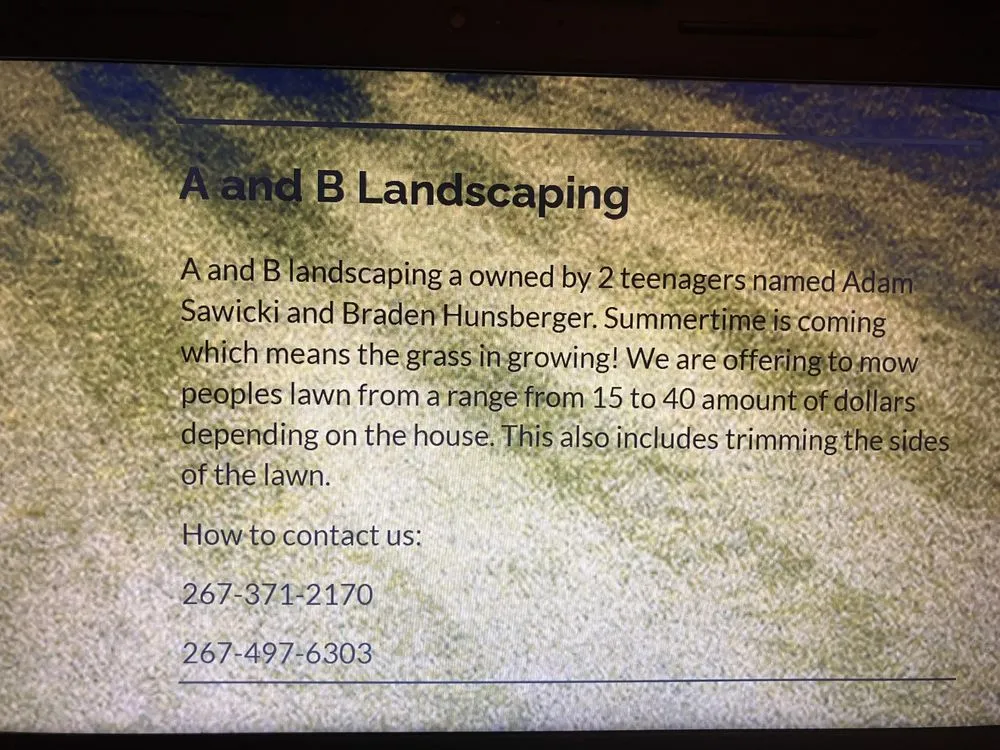 Local yard maintenance for beautiful yards in Telford, PA by A&B Landscaping