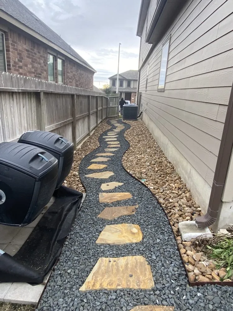 Professional landscape installation in San Marcos, TX - A&B Lawn Service