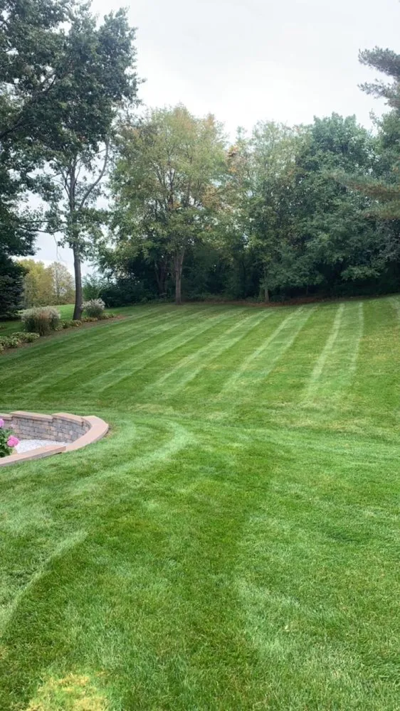 Affordable lawn mowing service for year-round maintenance in Monroe Center, IL by A&B lawn services