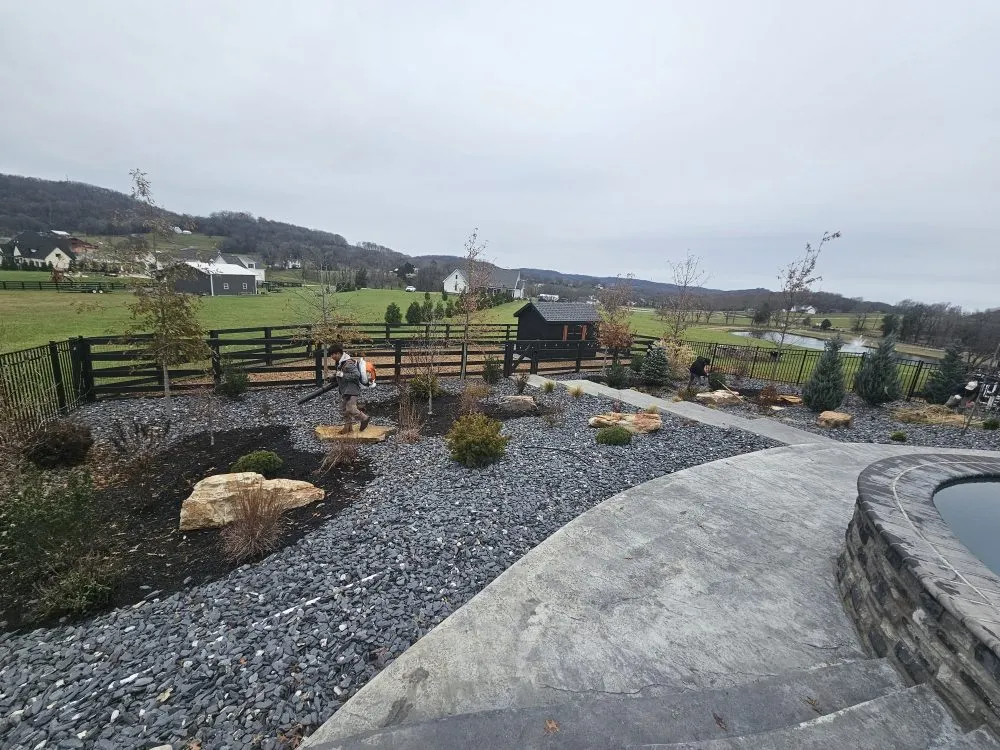 Custom landscape installation in Spring Hill, TN - AB Lawncare and Landscaping