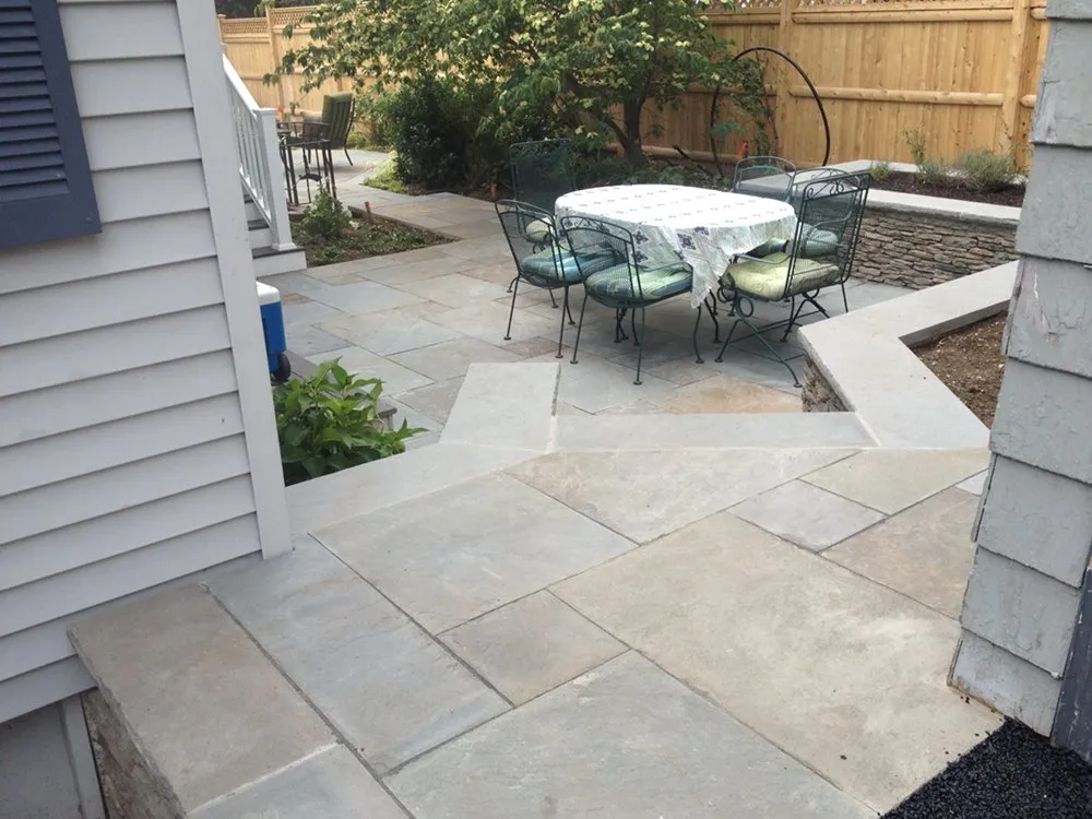 Top-rated outdoor landscaping in Burlington, MA by A&B Mason and Landscape Contractors