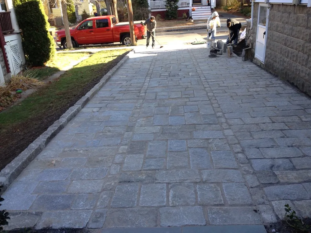 Expert landscape installation in Burlington, MA by A&B Mason and Landscape Contractors