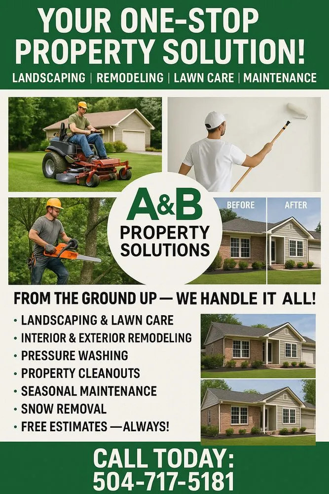 Trusted lawn care service in Piketon, OH by A&B Property Solutions