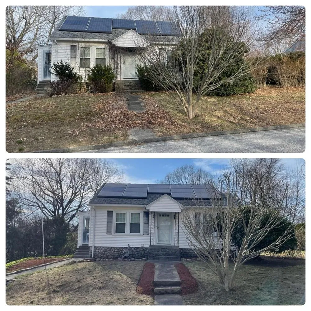 Custom landscape installation in Framingham, MA by A&B Quality Landscape