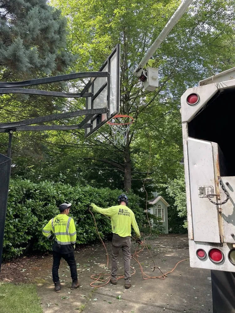 Custom lawn mowing service for residential properties in Raleigh, NC by Ab Tree Service