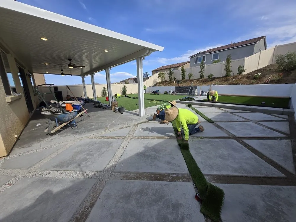 Custom landscaping services in Hemet, CA by Abarca Landscape