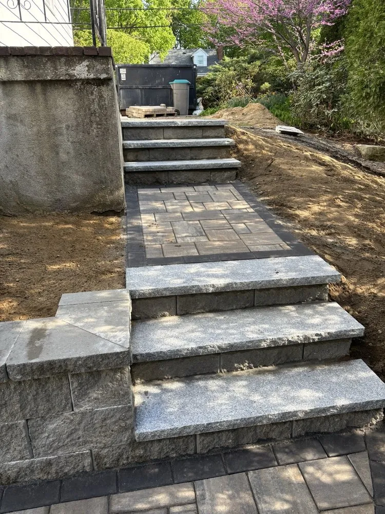 Custom landscape design for residential properties in Needham Heights, MA by Abba Landscaping