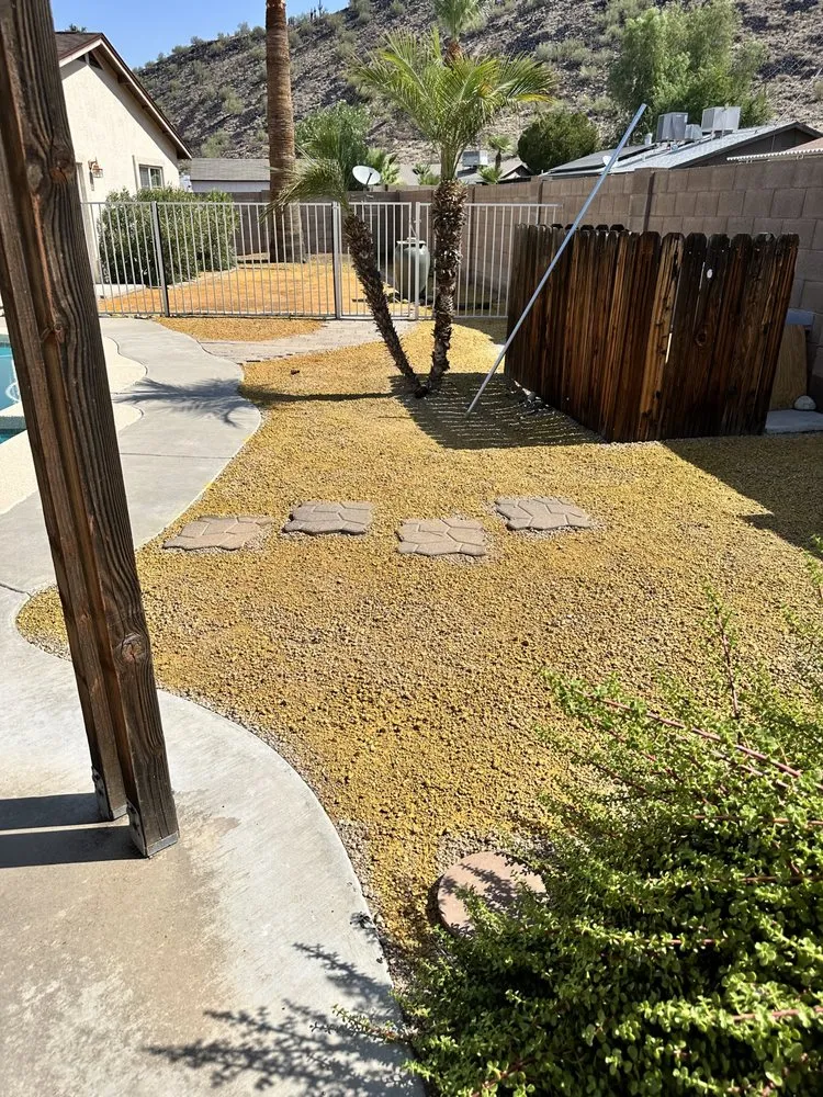 Professional yard maintenance for outdoor upgrades in Avondale, AZ by ABBA Landscaping Services